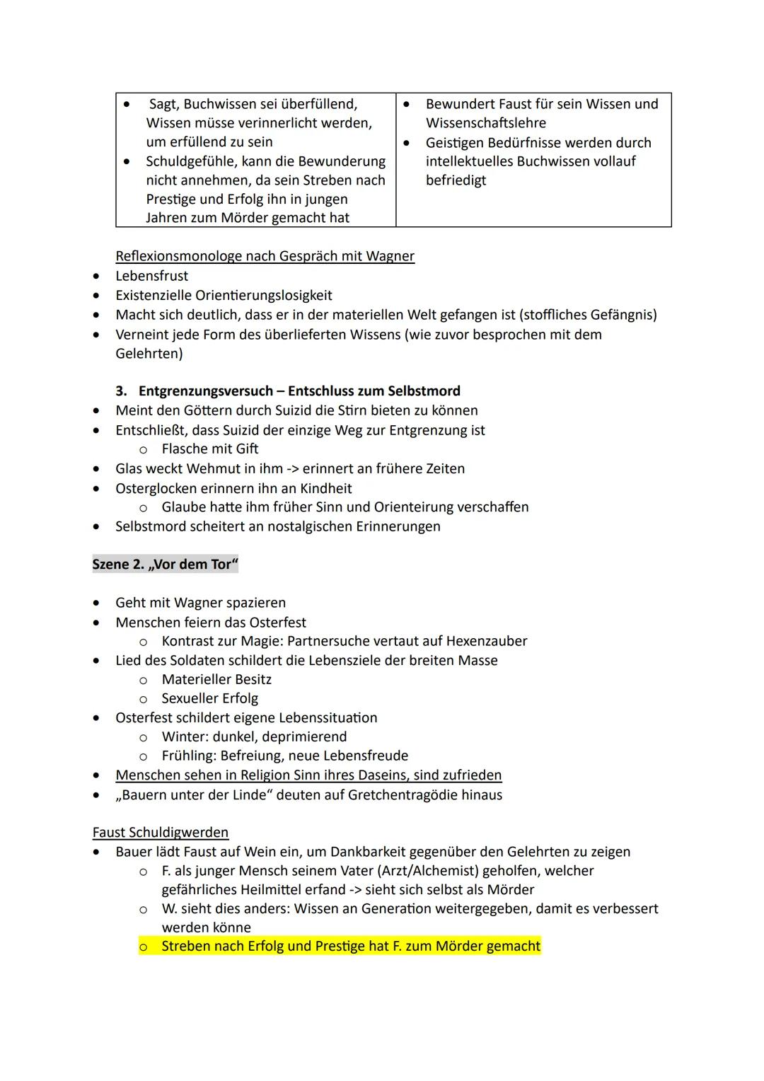 # Faust-Abitur - Lernzettel
1. Epochenzugehörigkeit: Faust
->Pink markierten Wörter: Szenen, die zur Epoche passen
Sturm und Drang
Szene