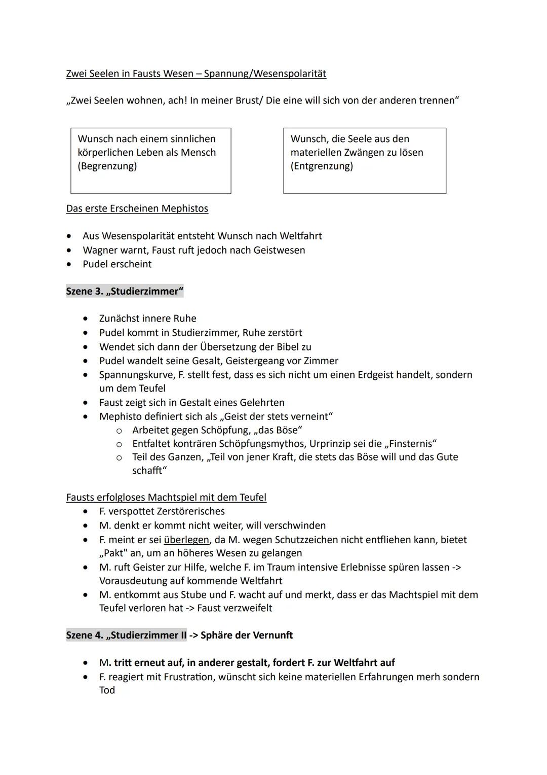 # Faust-Abitur - Lernzettel
1. Epochenzugehörigkeit: Faust
->Pink markierten Wörter: Szenen, die zur Epoche passen
Sturm und Drang
Szene