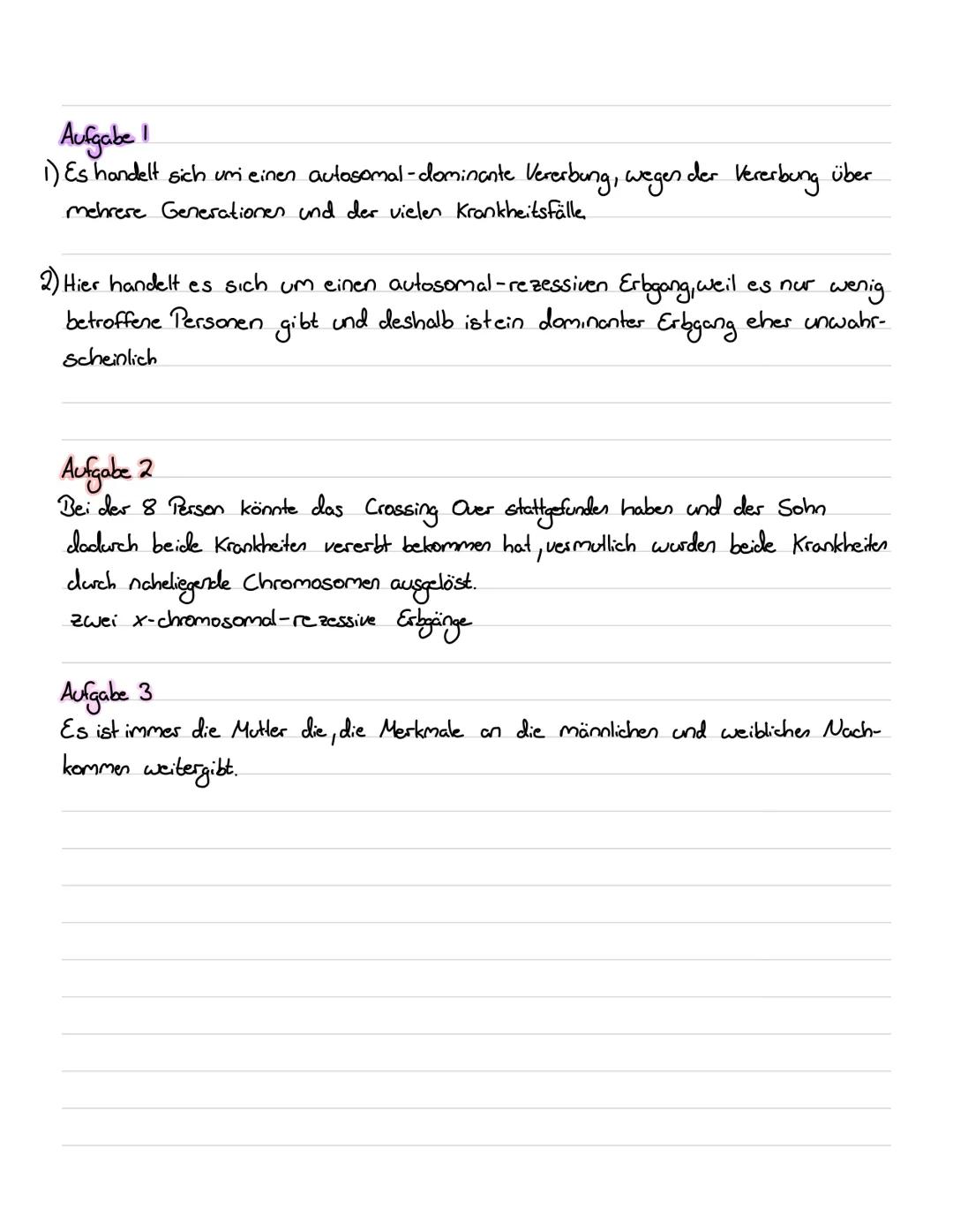 Westermann Gruppe
Bildquellenverzeichnis: Karnath, Brigitte, Wiesbaden 1, 2, 3, 4
Übungen zur Stammbaumanalyse
Material 1: Modellstammbaum e