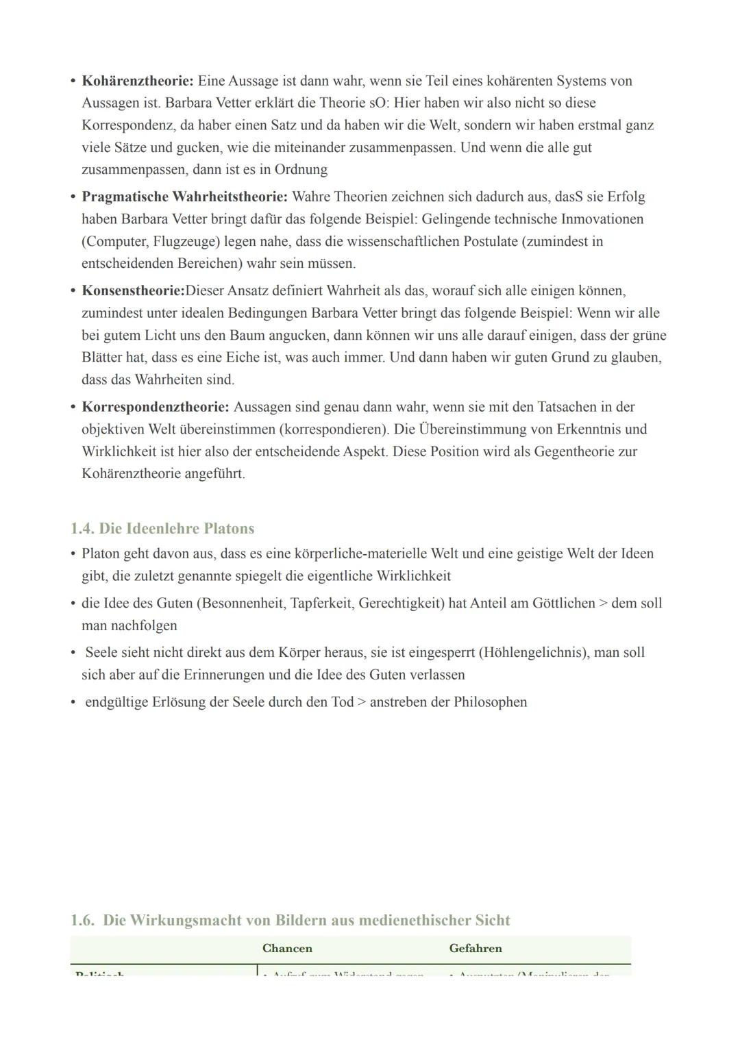 # 1. Was ist wahr?
1.1. Spiegelwesen Mensch
In der Anthropologie = anthropos $\rightarrow$ der Mensch, logos $\rightarrow$ das Wort, die L