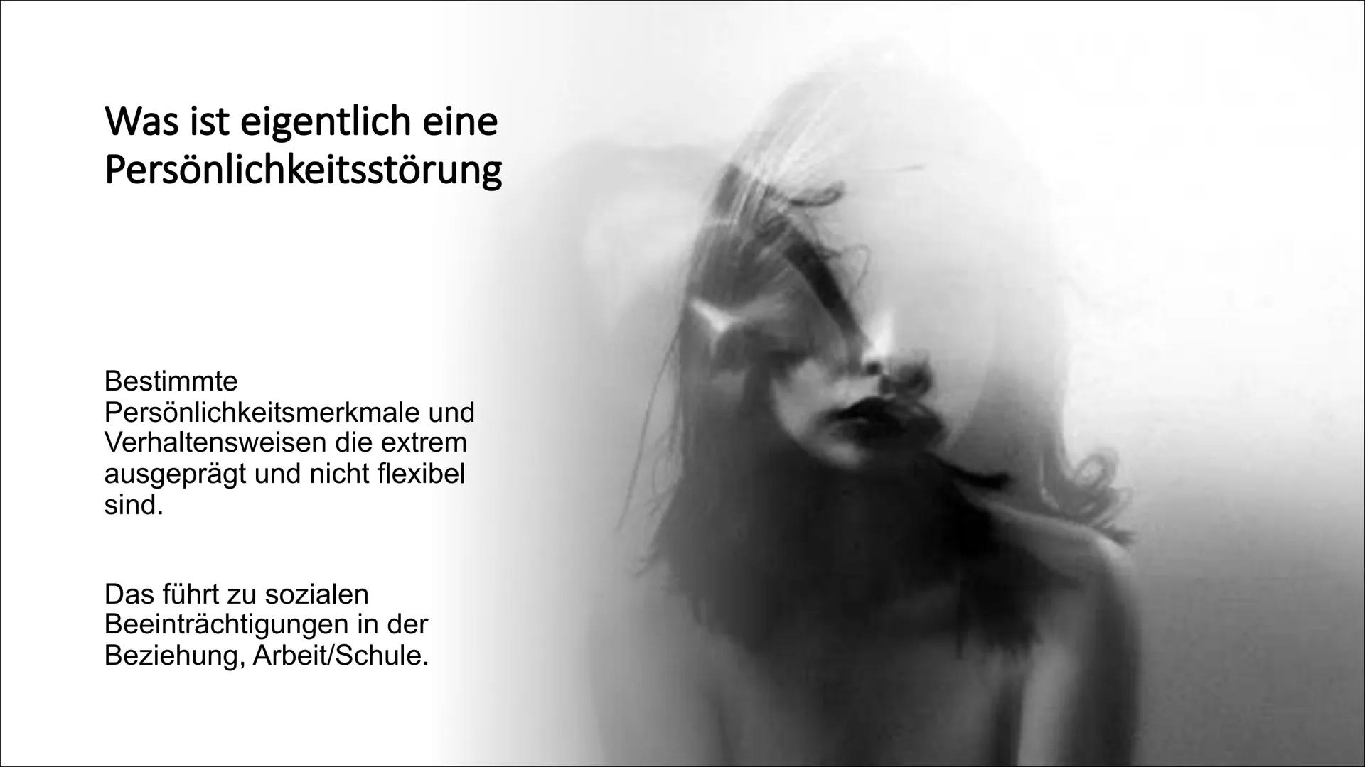 Borderline
(Emotional Instabile
Persönlichkeitsstörung) # Inhaltsverzeichnis
* Was ist eigentlich eine Persönlichkeitsstörung
* Symptom