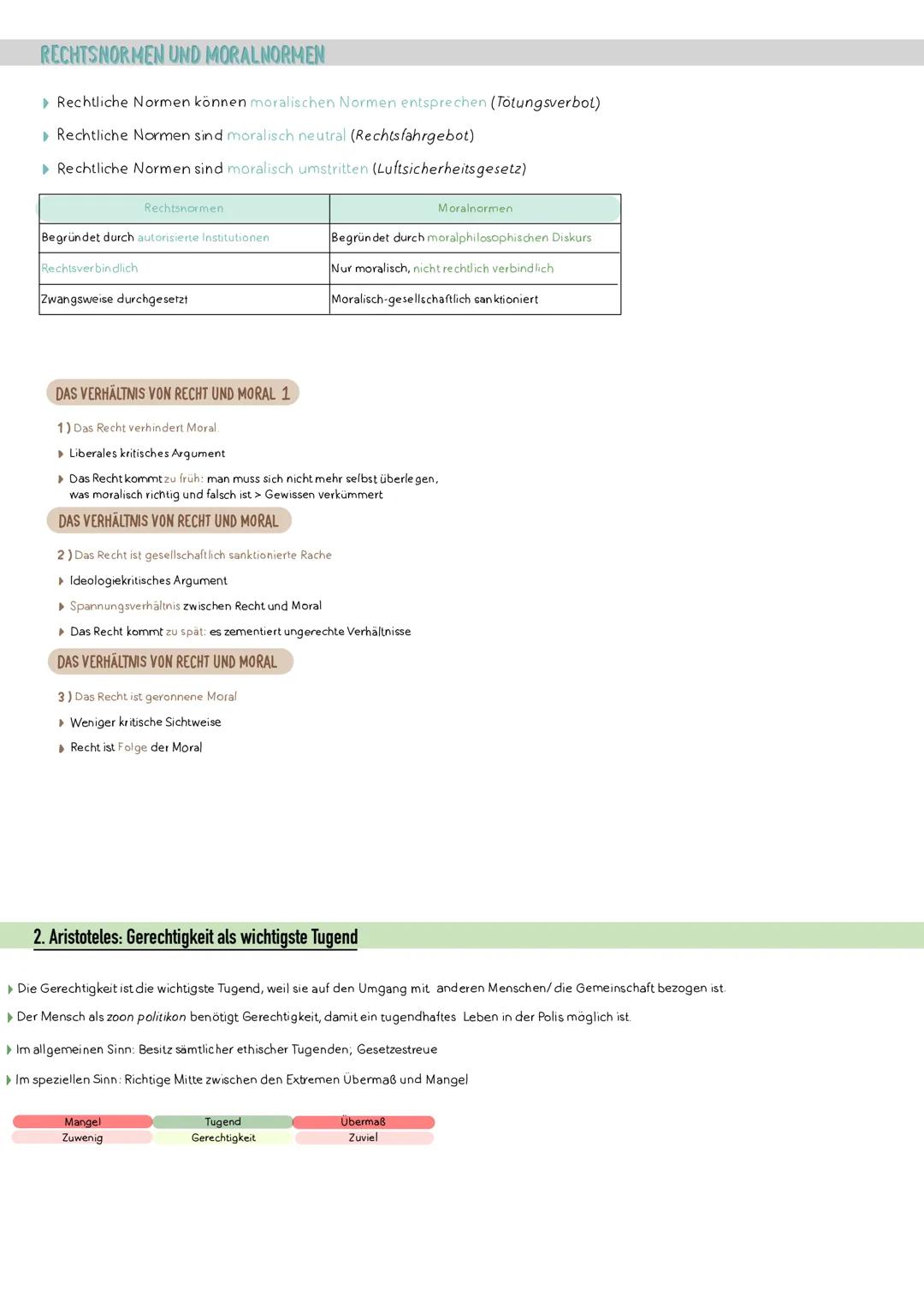 1. Gerechtigkeitsformeln
Genochtigkeit
Was ist Gerechtigkeit?
1. JEDEM DAS GLEICHE
Alle Menschen werden gleich behandelt. Auf irgendwelche U