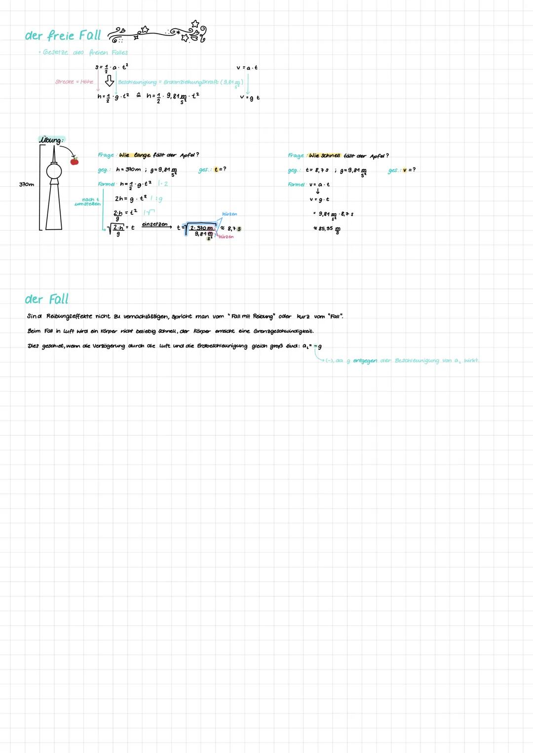 # PHYSIK LERNZETTEL
gleichförmige Bewegung
t-s-Diagramme zeichnen und auguortion
zeichnen:
8sp.-Aufg.
4) Skizziert das 1-8-Diagramm für