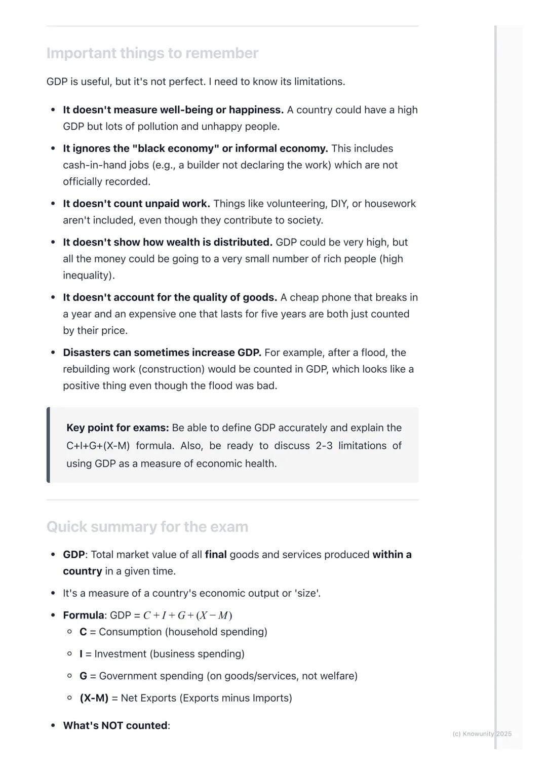 # Gross Domestic Product
(GDP)
Introduction to Gross Domestic Product (GDP)
GDP is one of the most important ways to measure how well a co