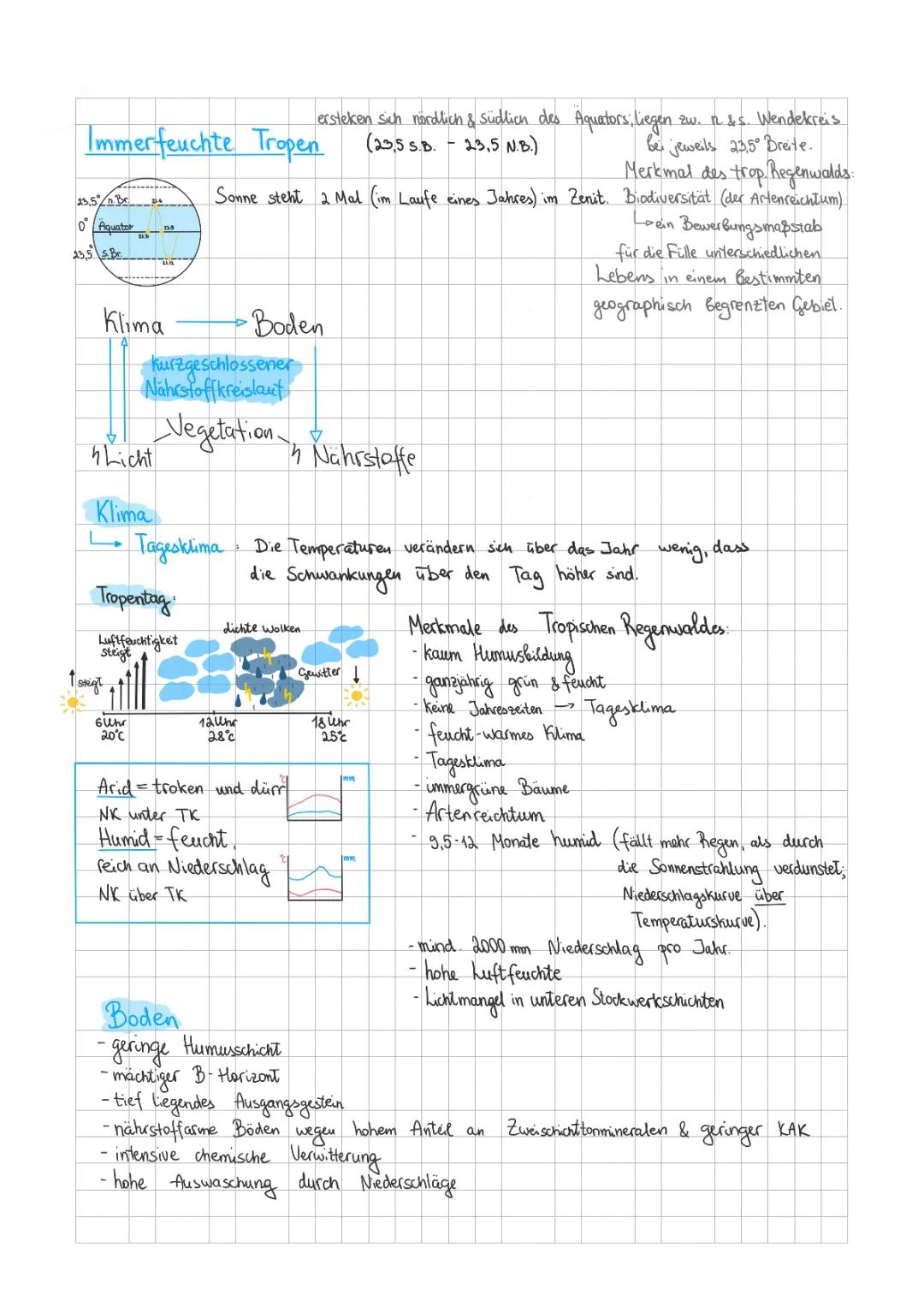 Immerfeuchten Tropen