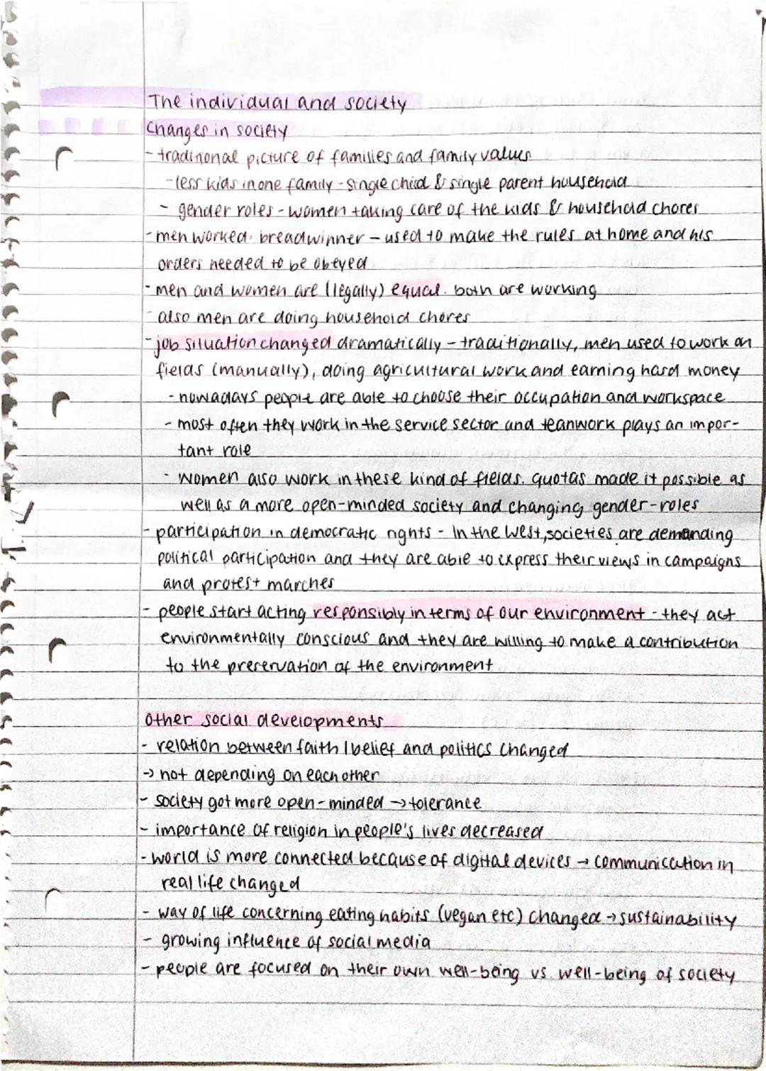 The individual and Society Englisch LK