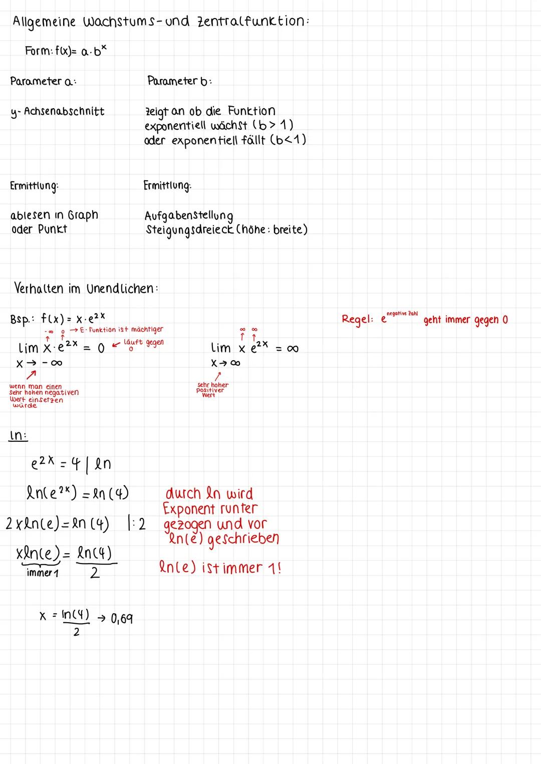 # Mathe Lernzettel
Tangente bilden:
1. Verfahren: allgemeine Form
Steigung
y=mx+by-Achsenabschnitt
M: 1. Ableitung bilden
x-Wert einsetze