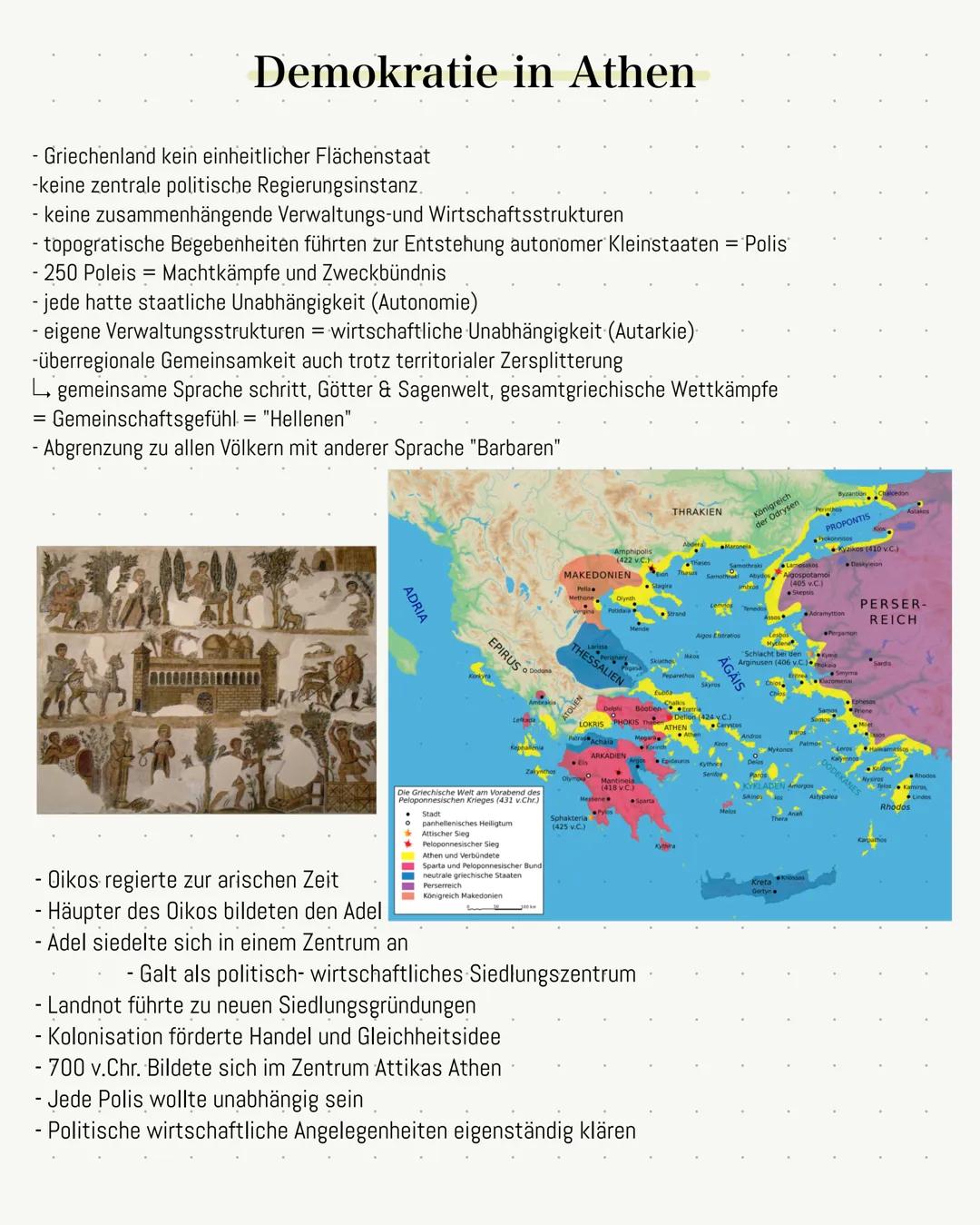 ΑΝΤΙΚΕ
T
I K
21- Demokratie in Athen
- Griechenland kein einheitlicher Flächenstaat
-keine zentrale politische Regierungsinstanz.
- keine zu