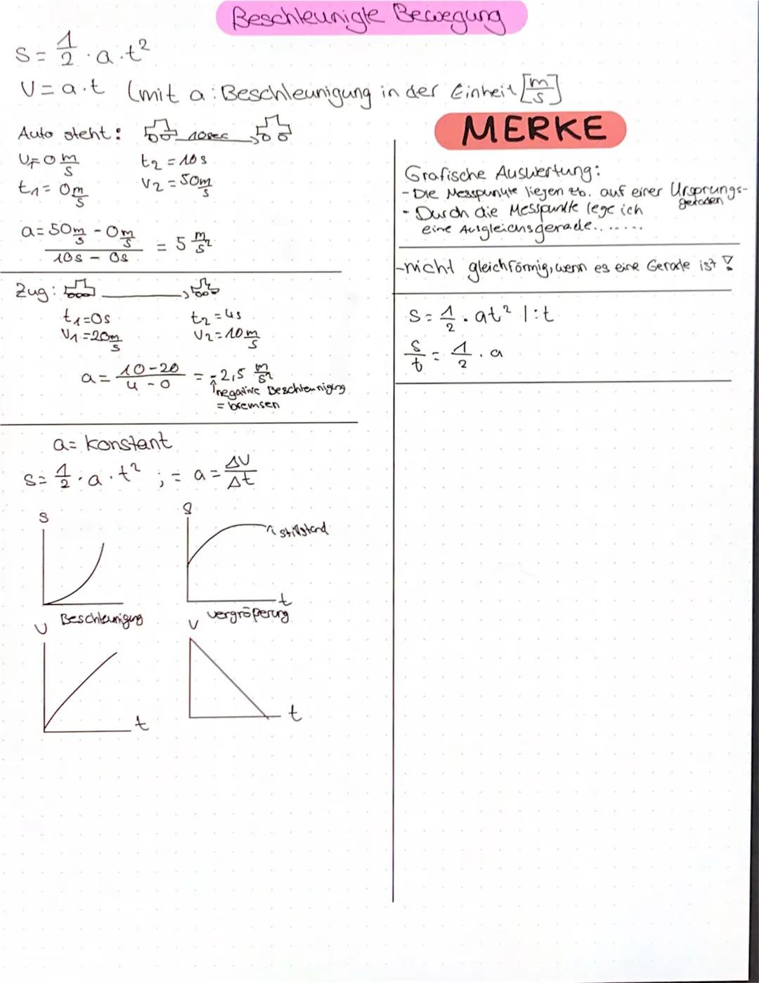 V = E= Zeit
Geschwindigkeit
Gleichförmige Bewegung.
Se Streche
BSP:
800km-mit Bus
konstant 200 km
h
Wie lange brauchen wir?
S=800km = 800.00