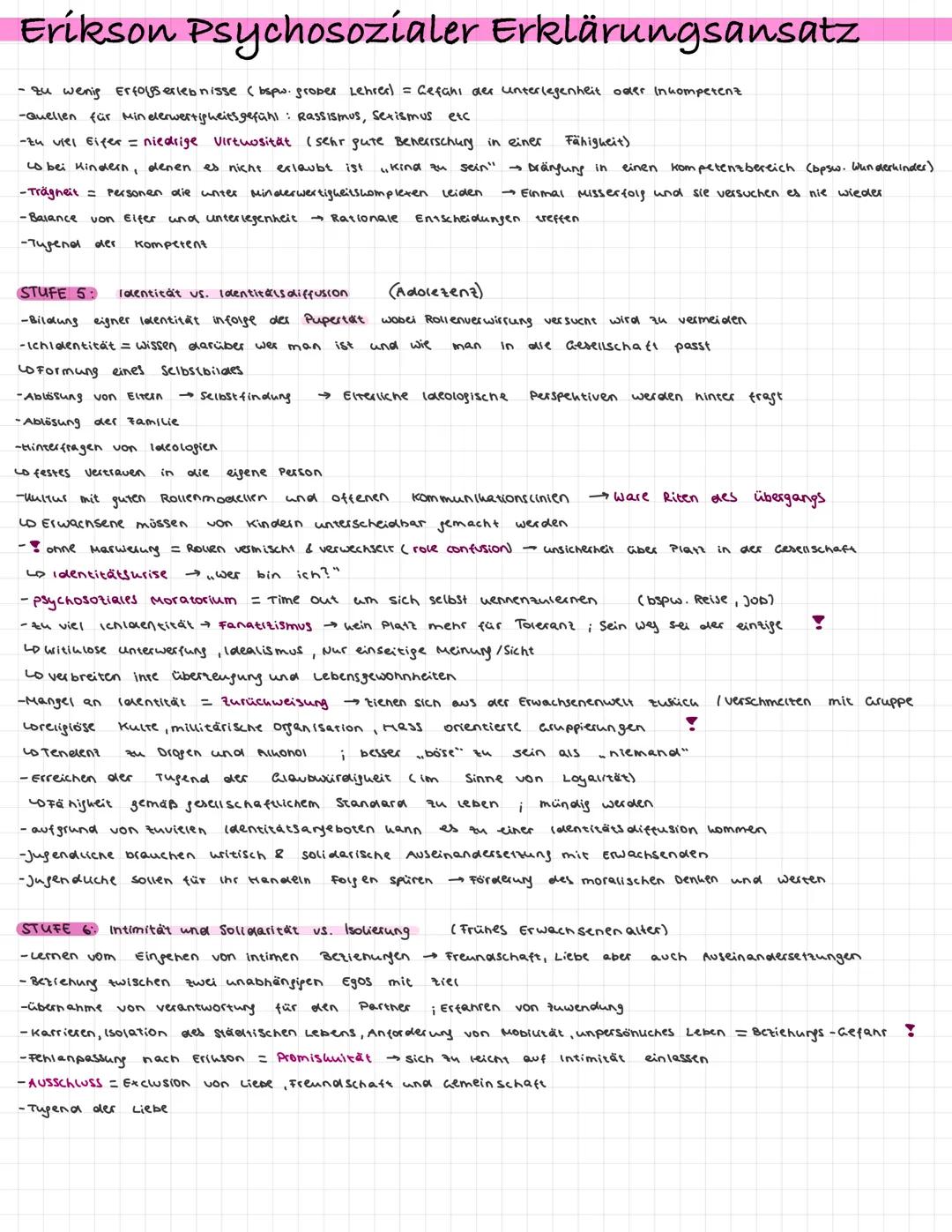 Erikson Psychosozialer Erklärungsansatz
Das epigenitische Printip
- Entwicklung des Menschen folgt einem
aruna pian, aer für alle Menschen
g