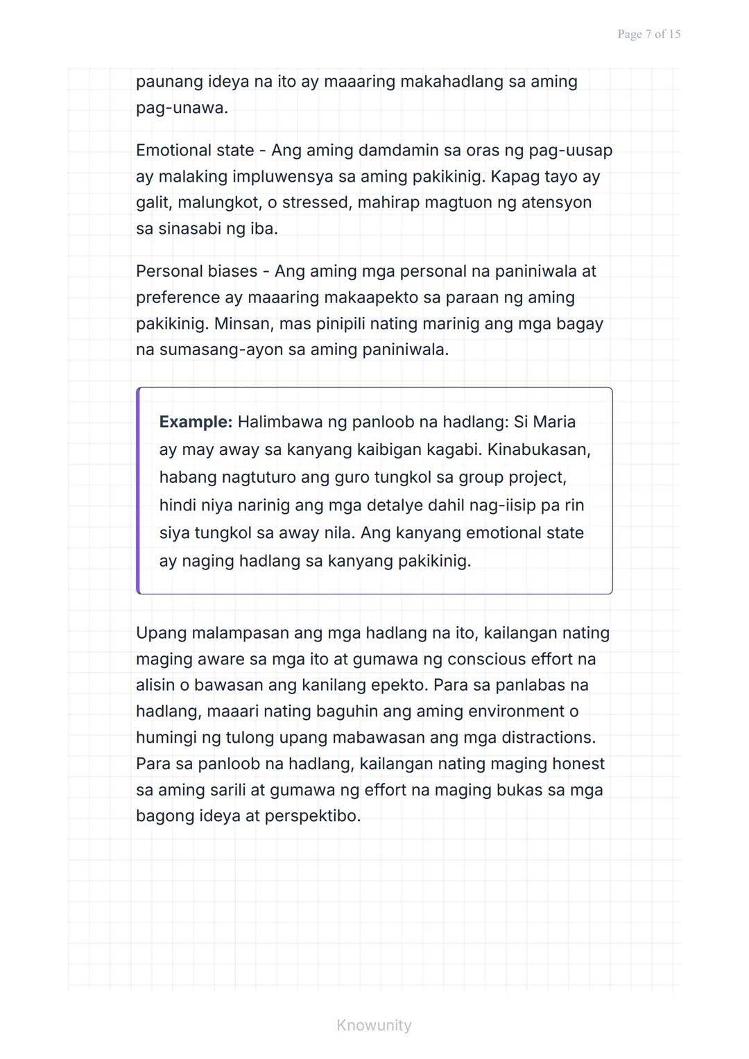 Pakikipagtalastasan at Pagpapahayag: Pakikinig at
Pagbibigay ng Feedback
Pag-aaral ng epektibong pakikinig at
pagbibigay ng feedback
Mga Lay