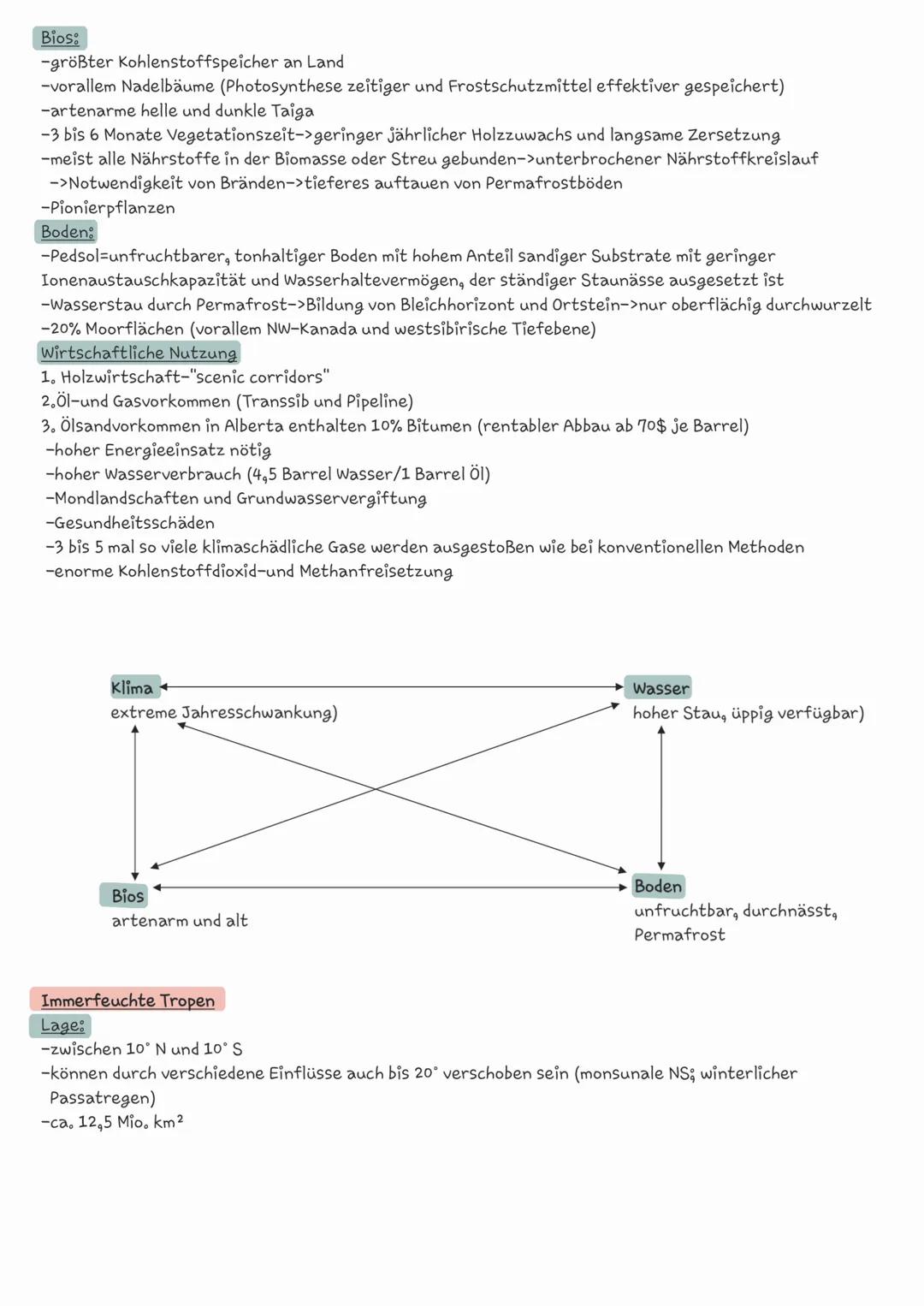 LB2 Geographische Zonen und ihre Nutzung
typische Merkmale des Bios
(v.a. Vegetation)
Die Lage der Geographischen Zonen spiegelt den Zusamme