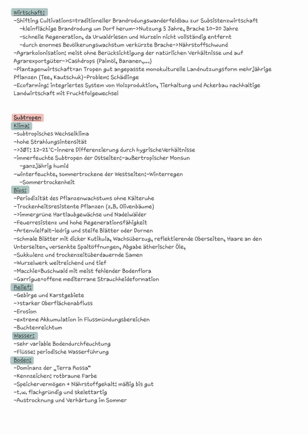 LB2 Geographische Zonen und ihre Nutzung
typische Merkmale des Bios
(v.a. Vegetation)
Die Lage der Geographischen Zonen spiegelt den Zusamme
