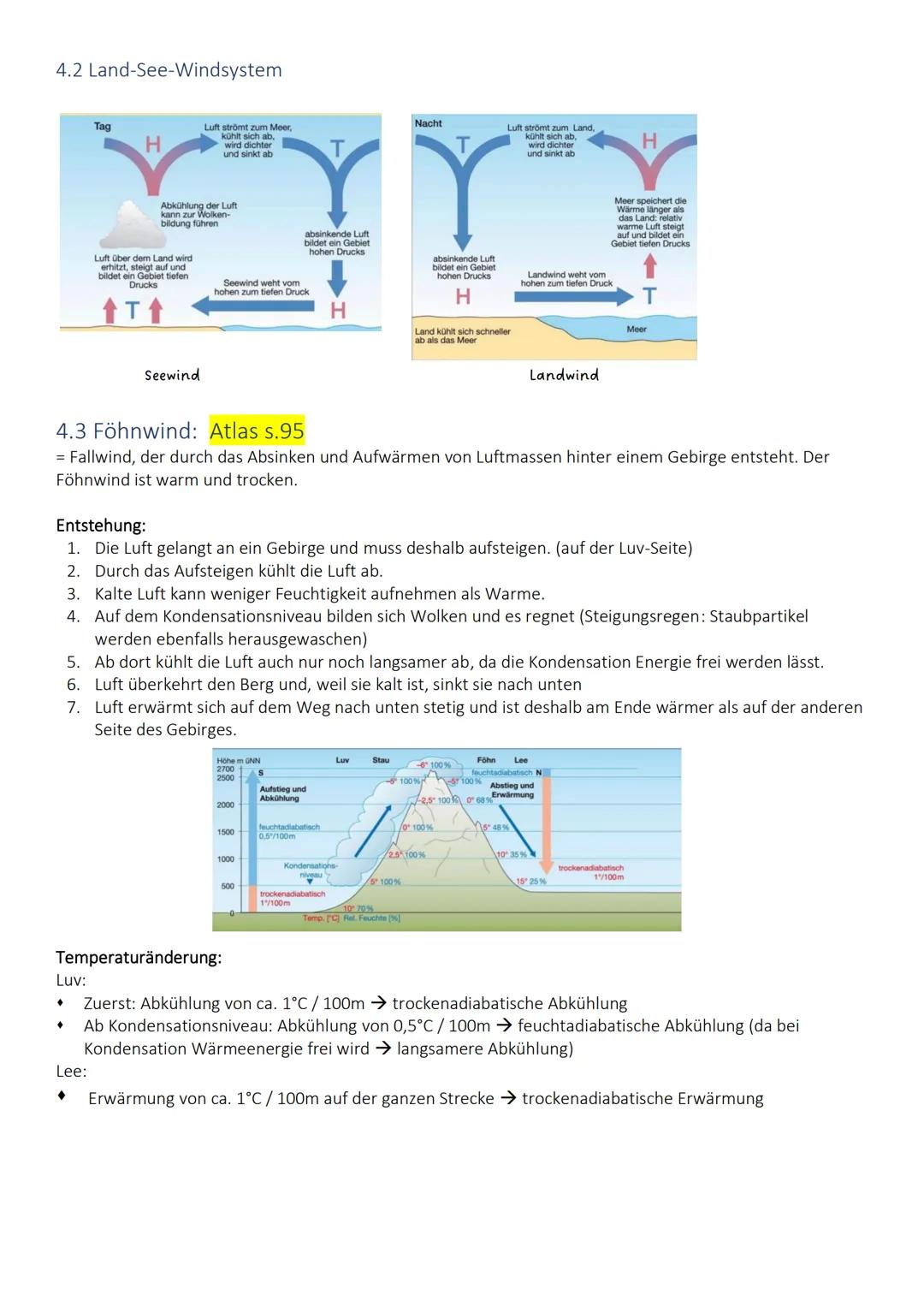 # Inhalt
1. Aufbau der Atmosphäre: .......................................................................................................