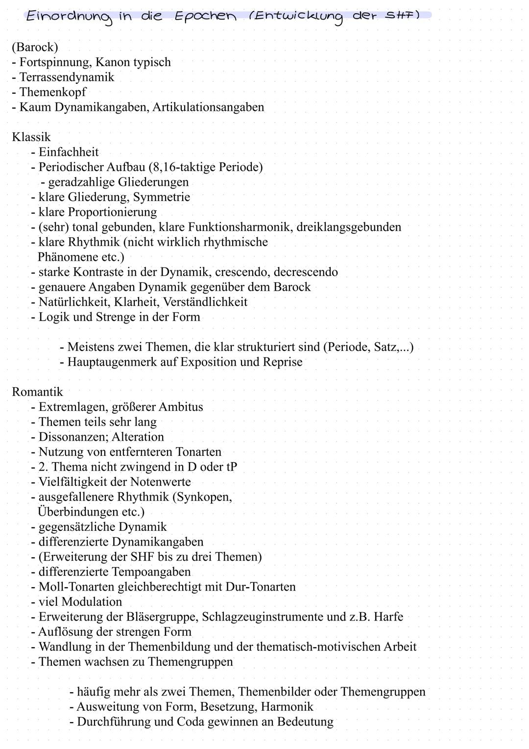 Sonatenhauptsatzform
Merkmale der Sonatenhauptsatzform:
Die Verwendung mehrerer Themen zielt auf Kontrast, Konfliktgestaltung und -lösung
Di