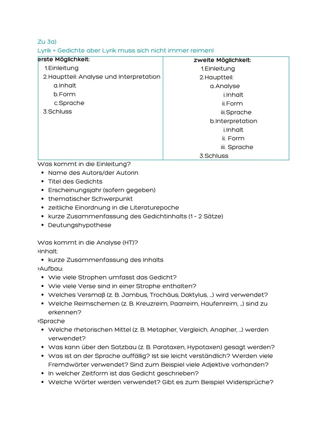 Vorabitur Deutsch 2022
1. Stilistische Mittel
2. Literaturepochen
3. Interpretation von:
a. Lyrik
b. Dramatik
c. Epik
Textgebundene Erörteru