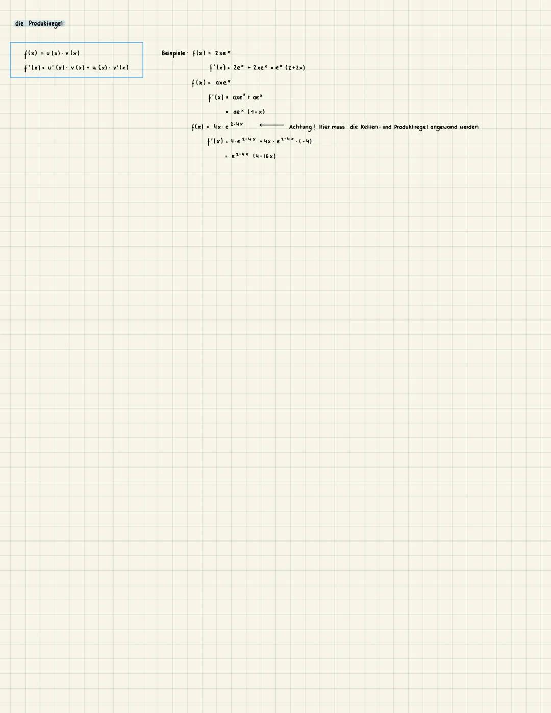 # e-Funktionen
ÜBERBLICK
> Ableitung/Aufleitung einer e-Funktion:
- Definition. Für eine Exponenzialfunktion mit $f(x) = b^x$ gilt: $f'(x