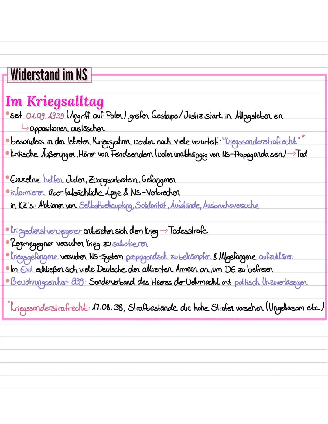 # Widerstand im NS
→Gestapo nutzte demokratiefeindliche Methoden Wie Verfolgung, Erpressung, Foller, Bestechung
um Gegner des NS & Wiederst