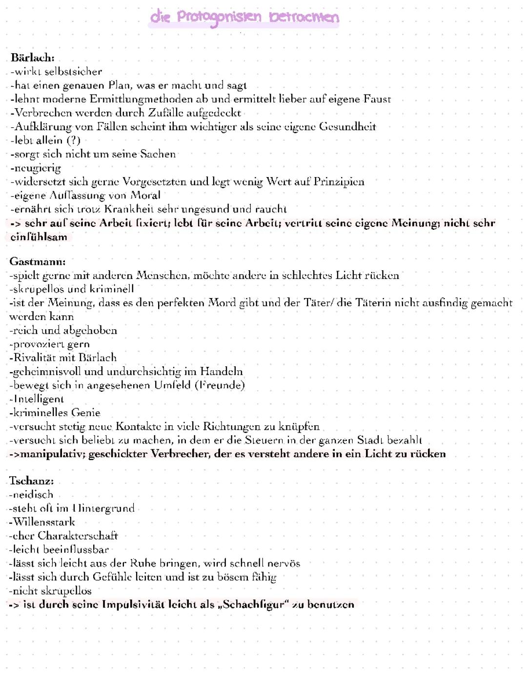 Protagonisten der Richter und sein Henker