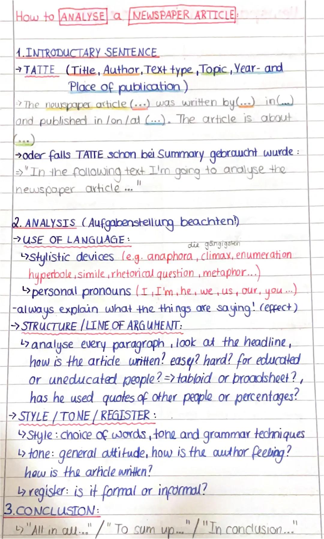 # Newspaper article analysis
Types of NEWSPAPERS
BROADSHEET TABLOID
-important information -low quality
-very detailed -written for lower c