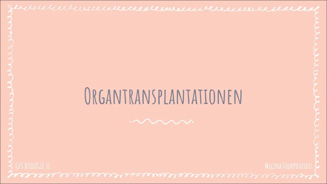 GFS Organtransplantationen