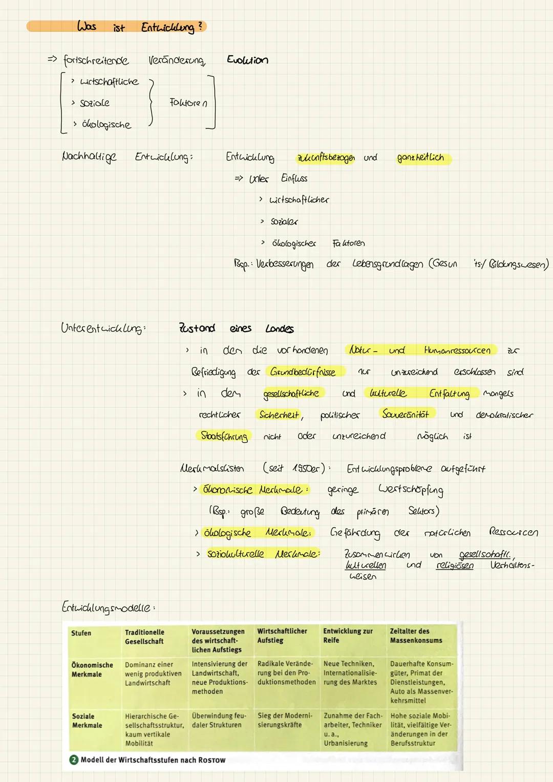 Merkmale des Entwicklungsstands
Abgrenzung unterschiedlich entwickelter Staaten gruppen / Gliederungsschemata....
Disparitäten (Entwicklungs