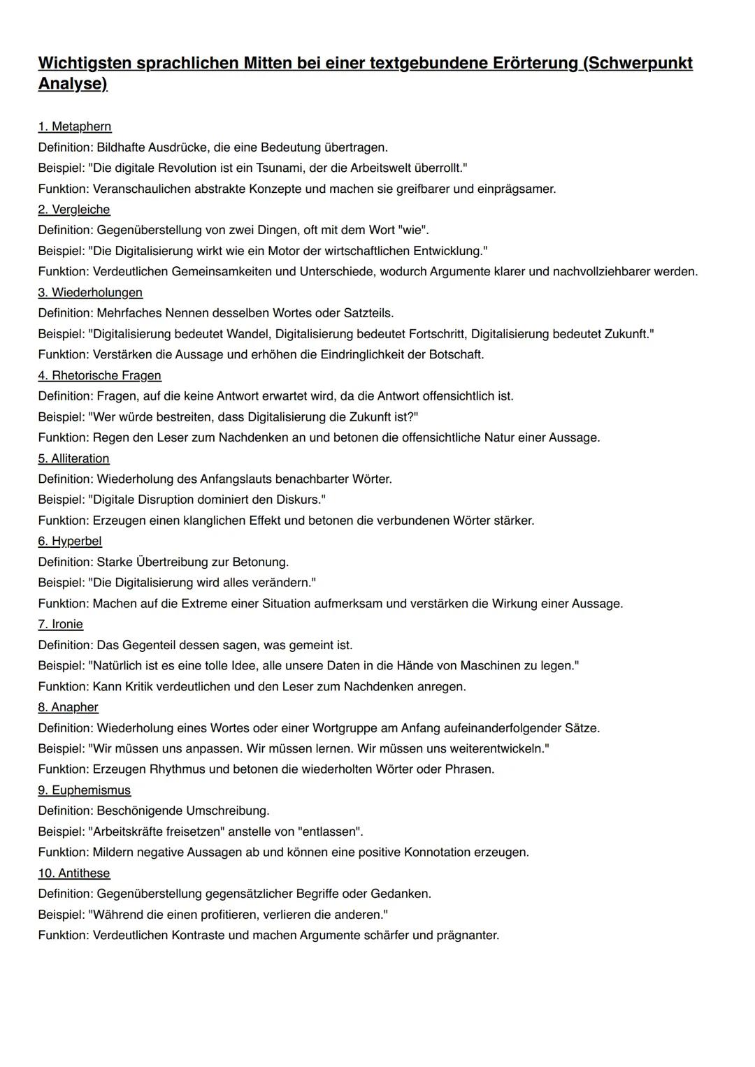 Musterkonzept für eine textgebundene Erörterung (Schwerpunkt Analyse).
Einleitung
1
Erforderliche Angaben: Beginnen Sie die Einleitung mit d