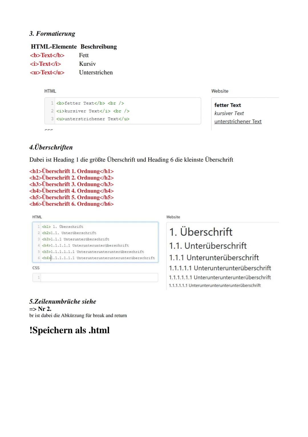 1. Definition HTML - Hypertext Markup Language
Hyptertext ist ein Text, der mit einer netzartigen Struktur von Objekten Informationen durch
