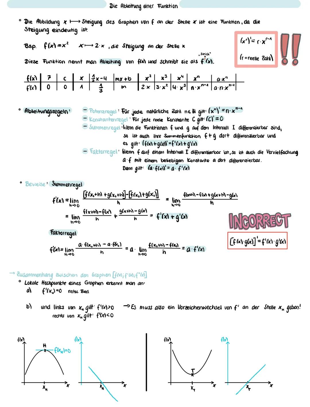# Mathematics
Differenzierbarkeit und Sekante/Tangente
Differenzialgleichungen
- Die Steigung des Graphen einer Funktion f in einem Punkt $P