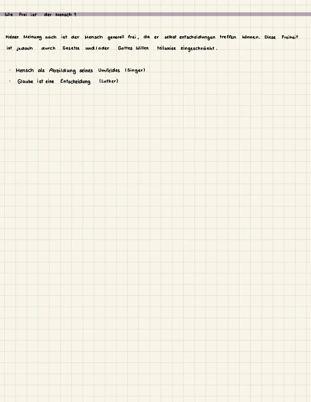 # RELIGION KLAUSUR Q3
- Freiheit -
Martin Luther: Rechtfertigung der Sünden vor Gott (Rechtfertigungslehre)
Die vier Säulen:
1. sola sc