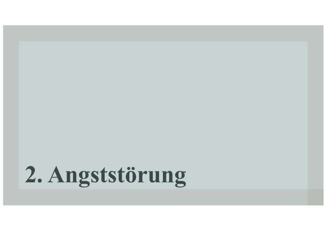 Was ist eine Angststörung?