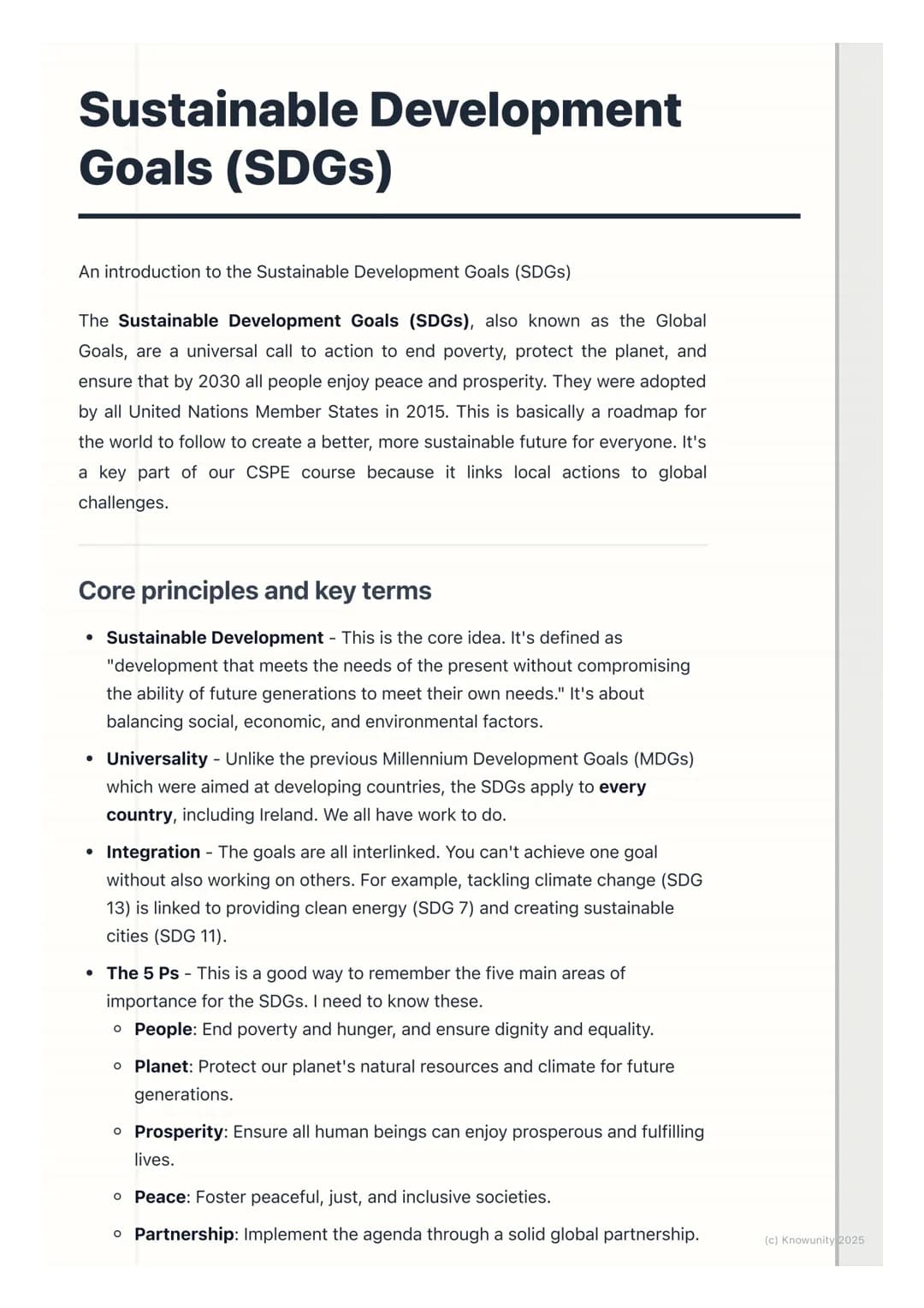 # Sustainable Development
# Goals (SDGs)
An introduction to the Sustainable Development Goals (SDGs)
The Sustainable Development Goals (SD
