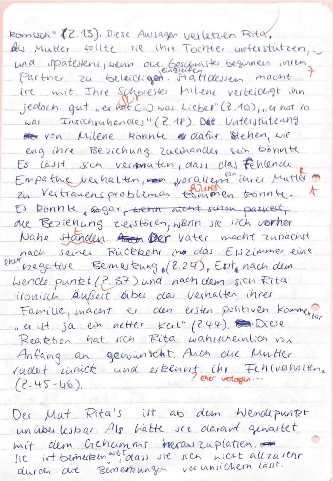 Kurzprosa Interpretation "Ein netter Kerl"