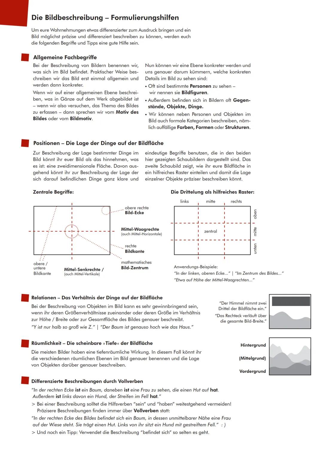 # Lernhilfe Kunst-Abitur schriftlich | Bildanalyse // Bildvergleich
Diese knappe Zusammenstellung ist gedacht als Lernhilfe für die Theoret