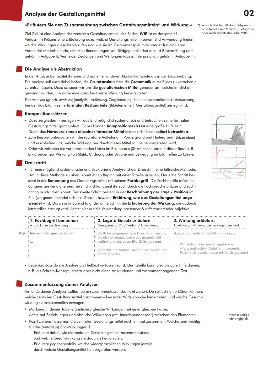 # Lernhilfe Kunst-Abitur schriftlich | Bildanalyse // Bildvergleich
Diese knappe Zusammenstellung ist gedacht als Lernhilfe für die Theoret