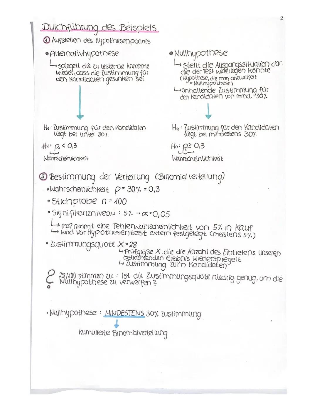 5.135
5.136
# Hypothesentest
Definition statistisches Testverfahren,
das Behauptungen überprüft
* dieser Prozess findet immer an einem