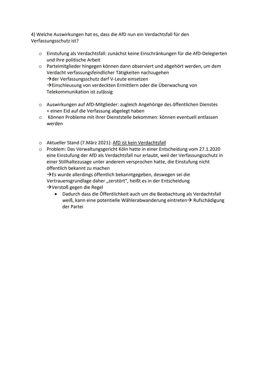 # Parteiverbot
1)Wann kann eine Partei verboten werden?
1. Es muss nachgewiesen werden, dass die Partei gegen unsere Verfassung verstößt.