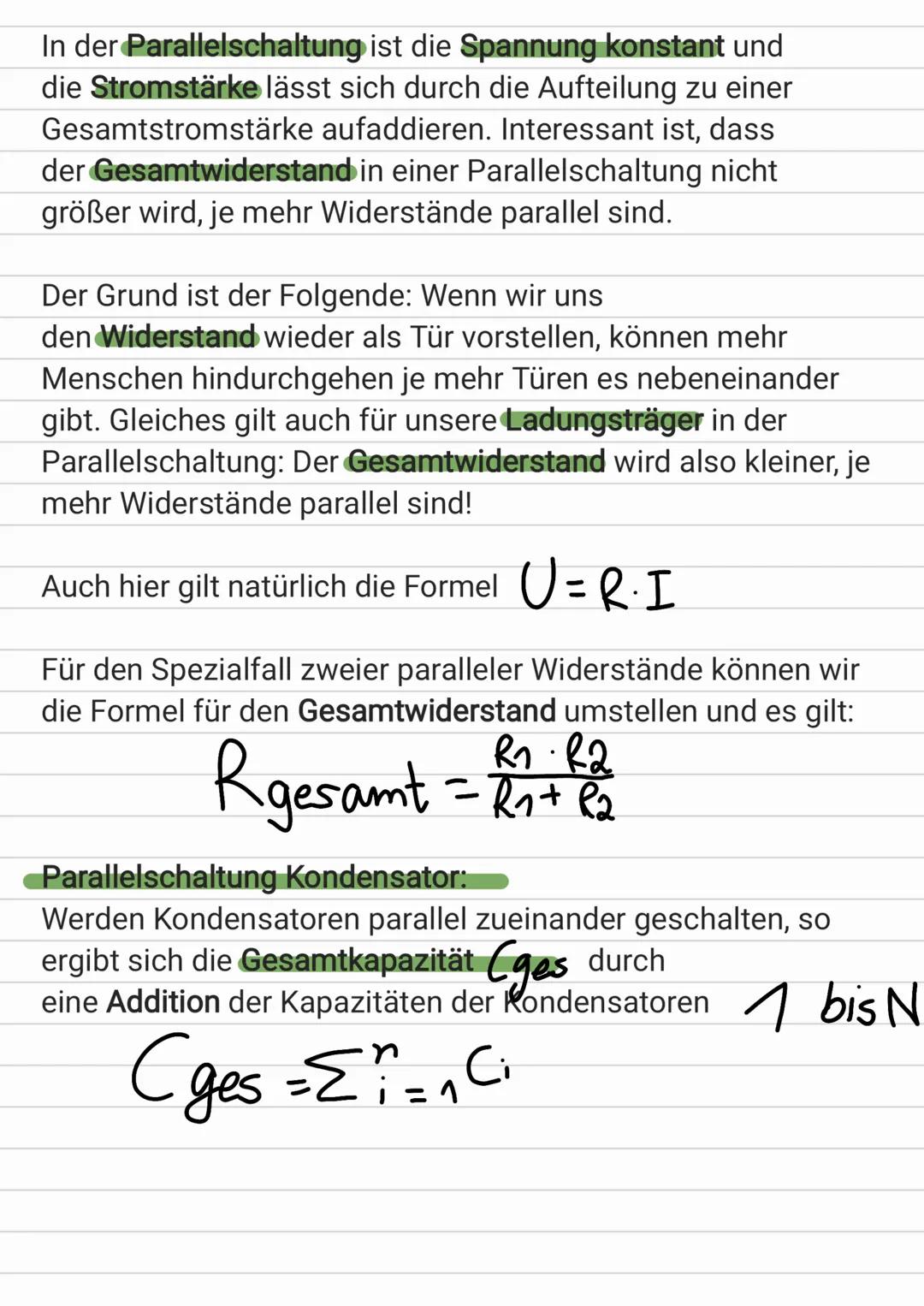 Reihen- und Parallelschaltung
Einfach erklärt:
Bauteile, wie zum Beispiel der Widerstand oder der
Kondensator, lassen sich unterschiedlich i