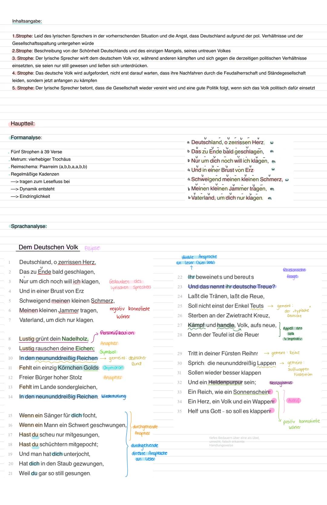 Vormärz
,,Dem Deutschen Volk" von Georg Herwegh
Maja Gerhardt Geschichte von 1815-1848
Nach Napoleons Herrschaft kam es 1815 zum Wiener Kong
