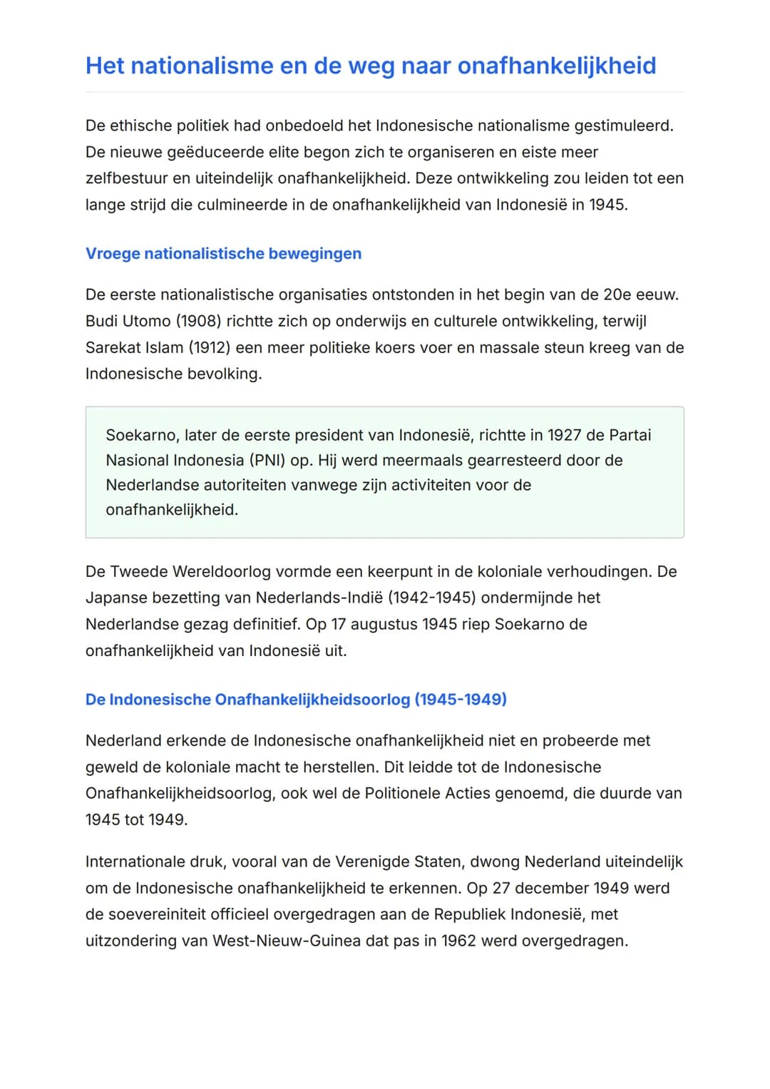 Nederland en de Wereld:
Kolonialisme en Nederlands-Indië
(19e-20e eeuw)
De Nederlandse koloniale geschiedenis en relatie met Indonesië
Gesch