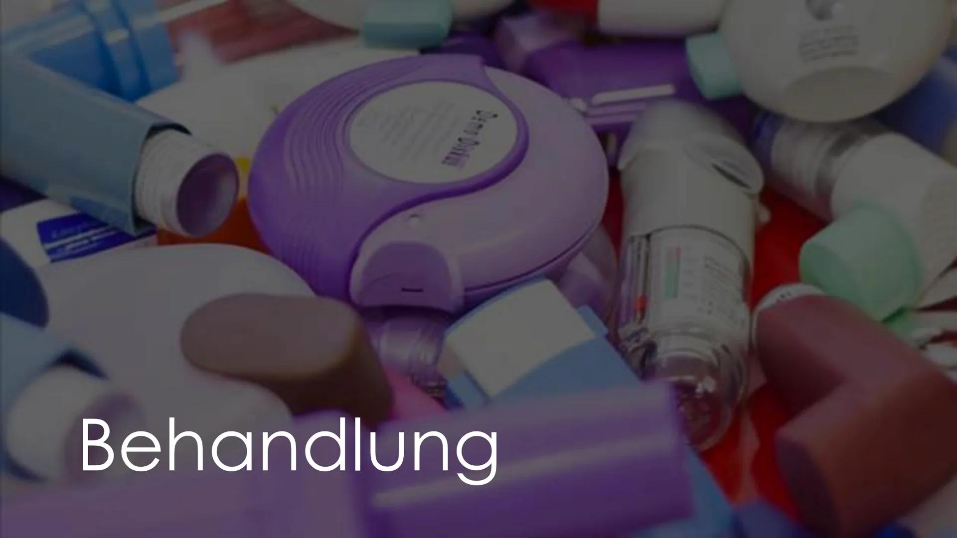 Asthma Bronchiale Definition
Asthma bronchiale bedeutet so viel
wie Kurzatmigkeit oder Atemnot
Das Asthma Bronchiale ist eine
chronisch-entz