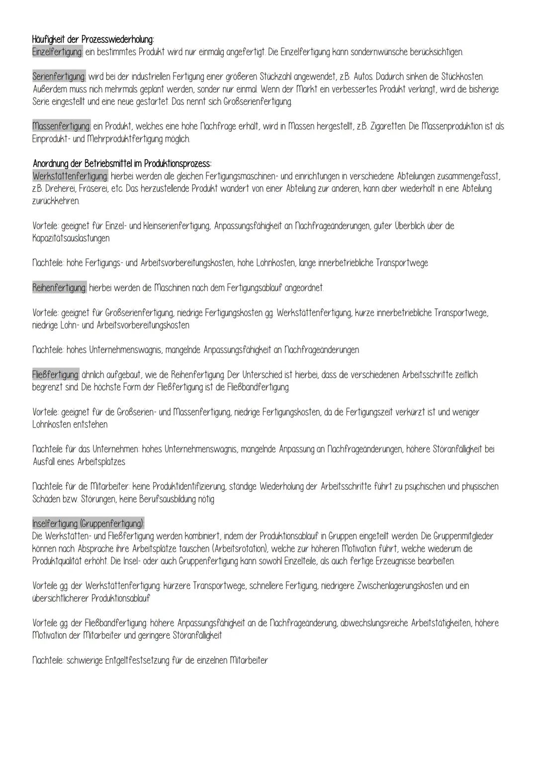 # Bwl Leistungskurs
THEMENLISTE
121-Prozess der Leistungserstellung
✔ Planung der Leistungserstellung
✓ Einordnung des Produktionsprozess