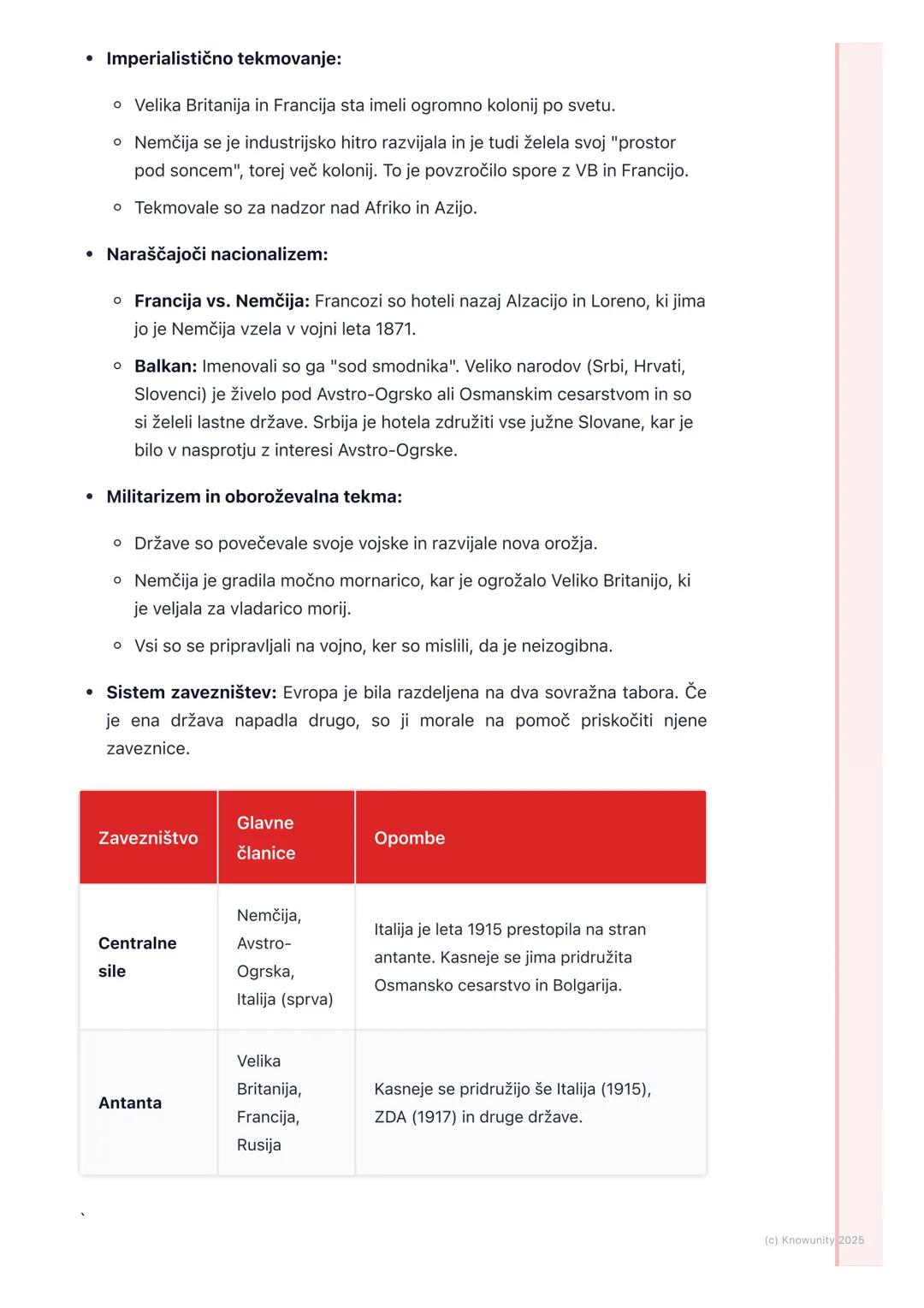 # Vzroki in potek prve svetovne
vojne
Uvod v prvo svetovno vojno
Prva svetovna vojna, imenovana tudi velika vojna, je bila prva globalna v