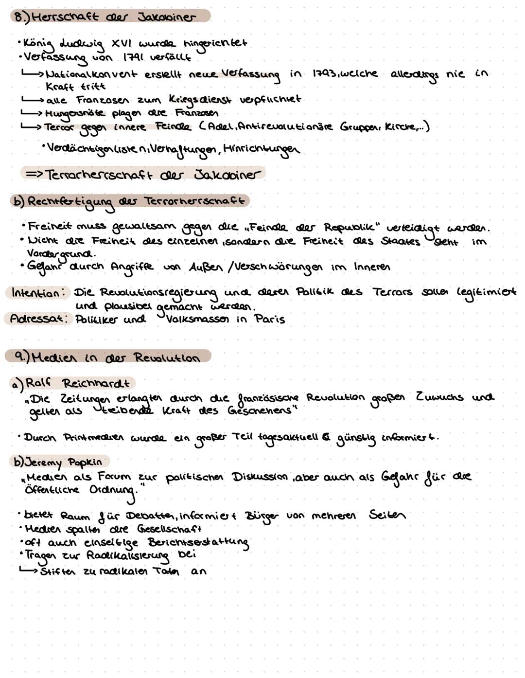 # Geschichte Lernzellel
Französische Revolution
0.) Zeitstrant
24.01.1789 Einberufung der Generalständle
05.05.1789 Eröffnung der Genera