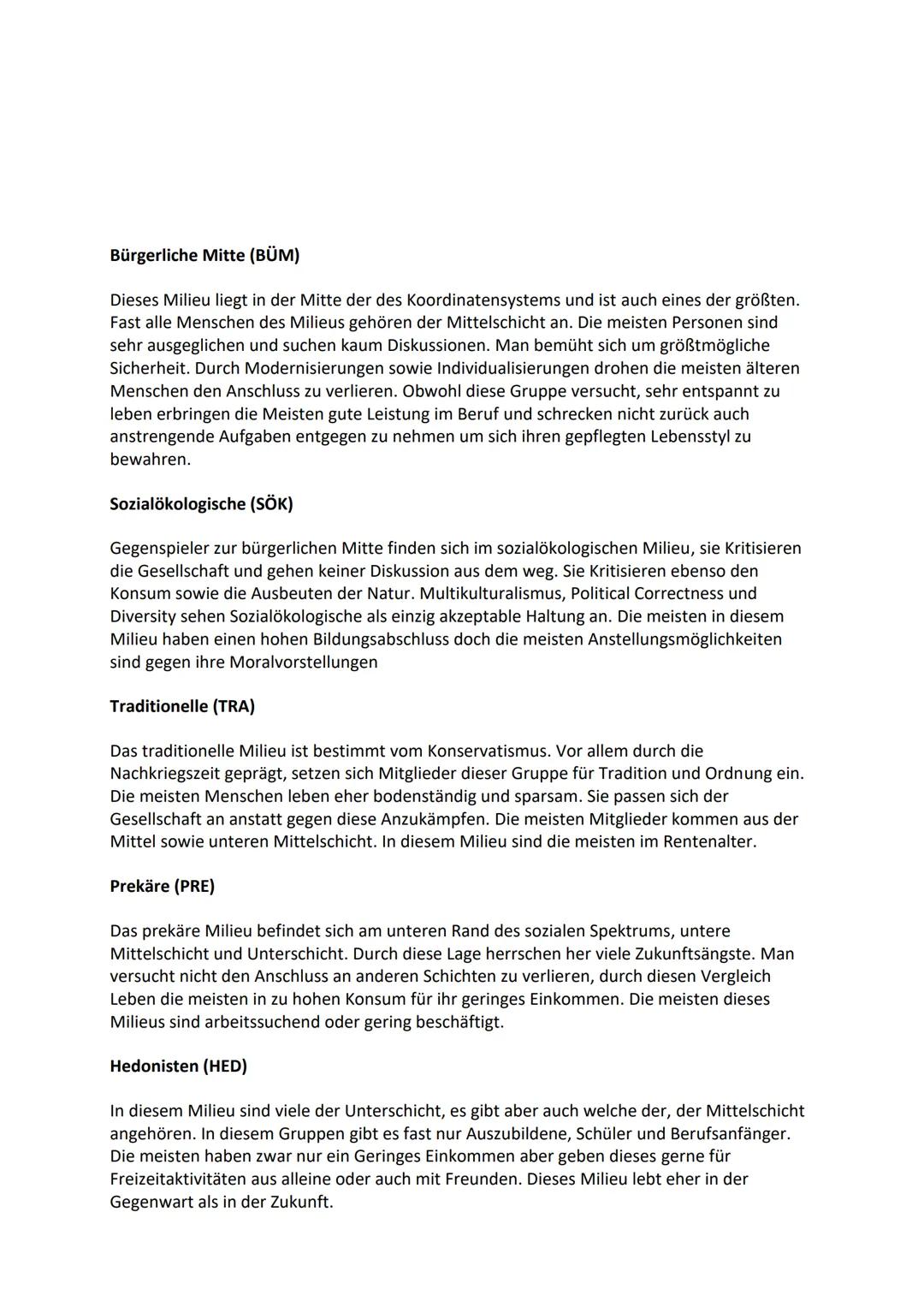 Das deutsche Markt- und Sozialforschungsinstitut Sinus hat bereits in den 1980er-Jahren das Modell
der Sinus-Milieus entwickelt. Bei den Mil