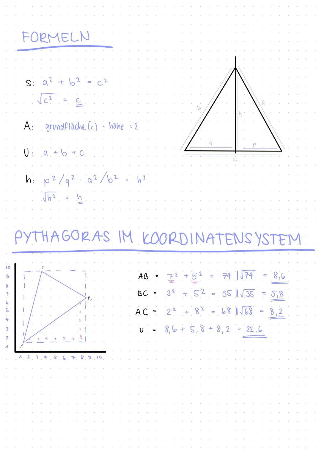 THALES UND PYTHAGORAS
kathete
62
C
Thaleskreis
Hypotenuse
kathete
wenn
gleiten lässt
man das Dreieck, auf dem. Thaleskreis
, ergibt es immer