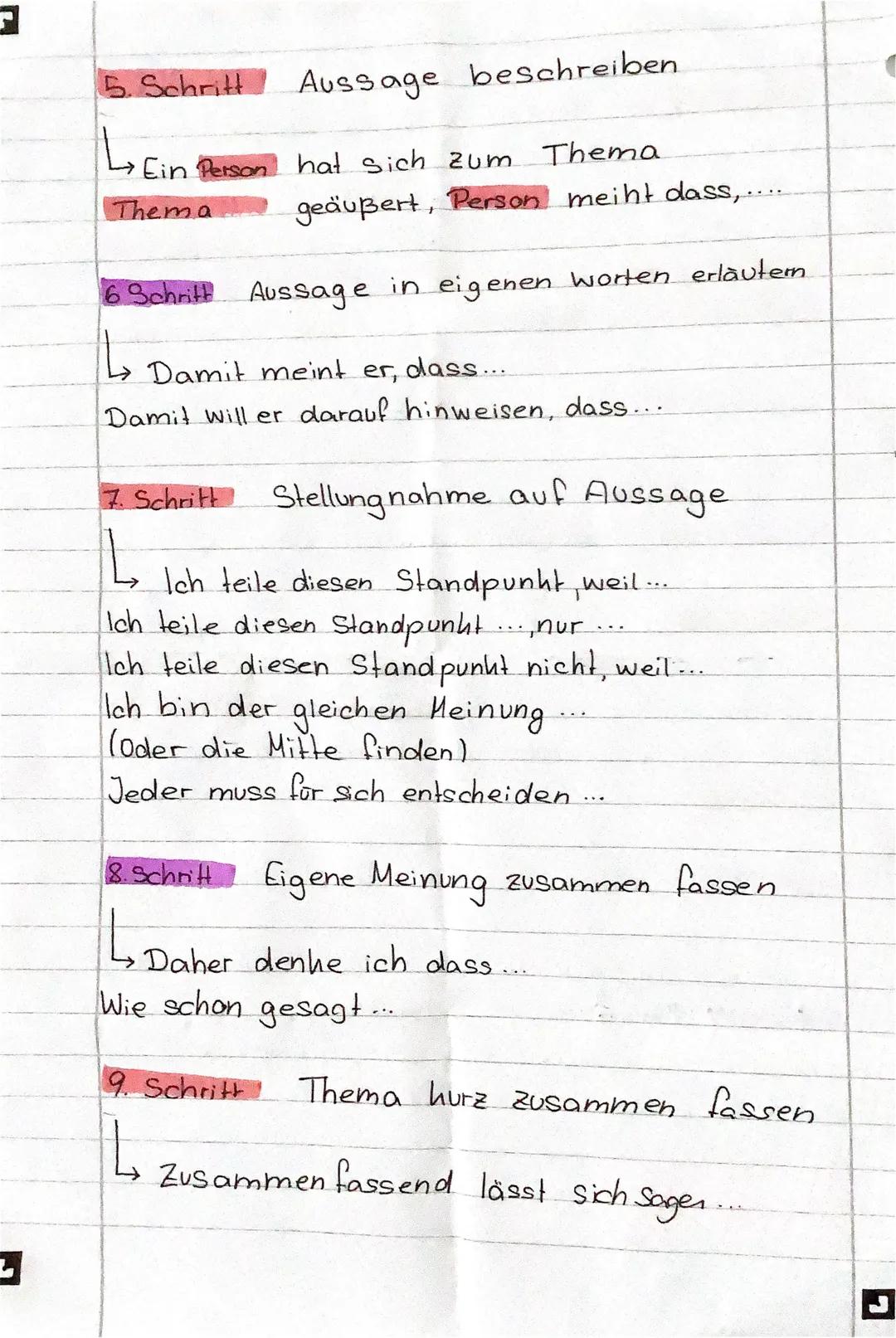 Text vergleiche verfassen
Deutsch
1. Schritt Materialien vorstellen
L Bei den vorliegenden Materialien
handelt es sich zunächst um ein Tex