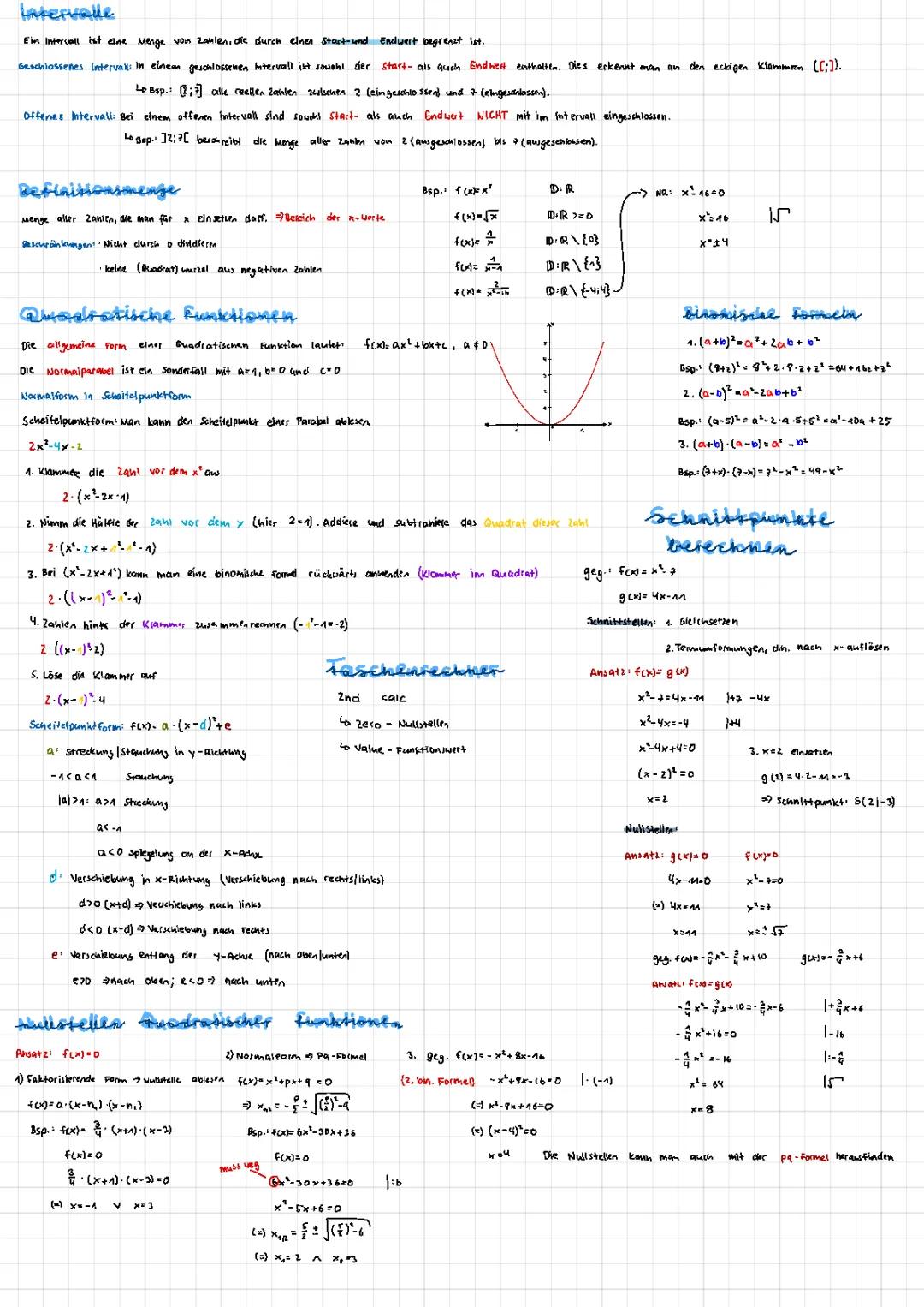 Mathe Klausur EF NRW