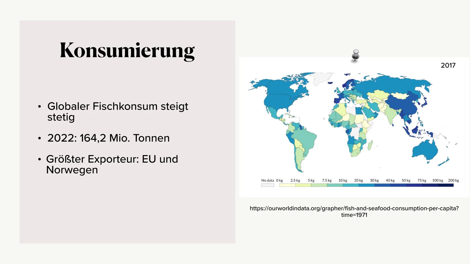 Fischerei/Aquakultur # Gliederung
* Was ist die Aquakultur?
* Arten der Zucht
* Konsumierung der Menschen
* Beispiel an Ländern
*