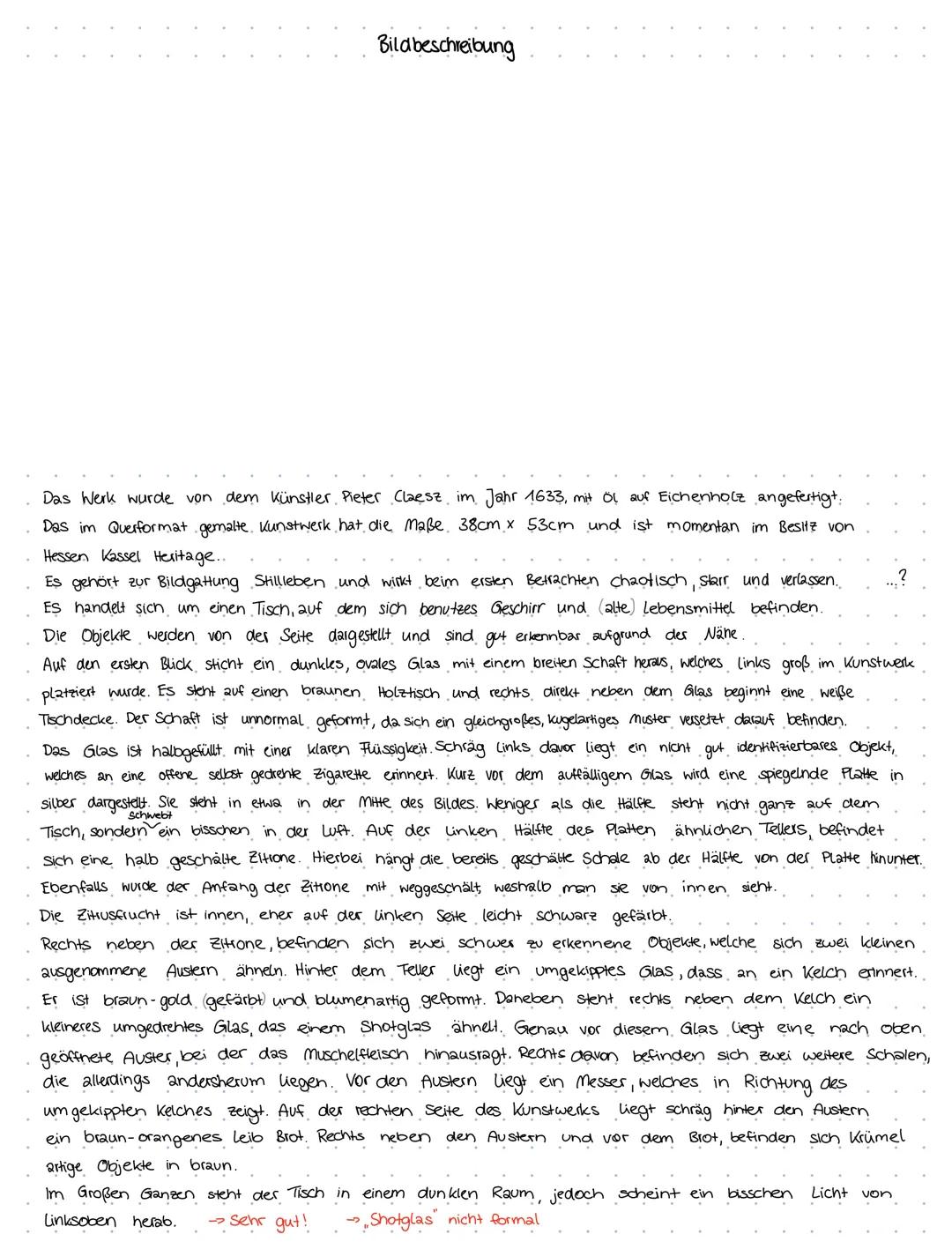 Bild beschreibung
Das Werk wurde von dem Künstler Pieter Claesz im Jahr 1633, mit Öl auf Eichenholz angefertigt.
Das im Querformat gemalte K